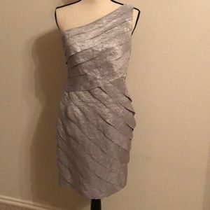 London Times 6P silver dress